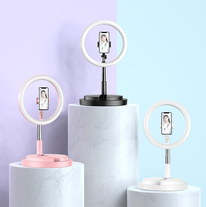 Apple Compatible 10 Inch Dimmable LED Ring Light Tripod