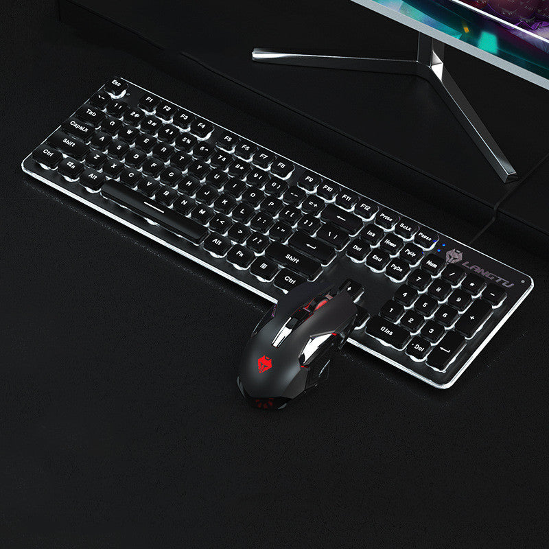 Wired Luminous USB Gaming Keyboard For Home Office