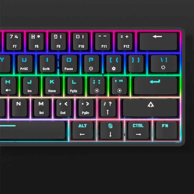 Wireless Bluetooth Mechanical Keyboard Colorful PBT Keycaps