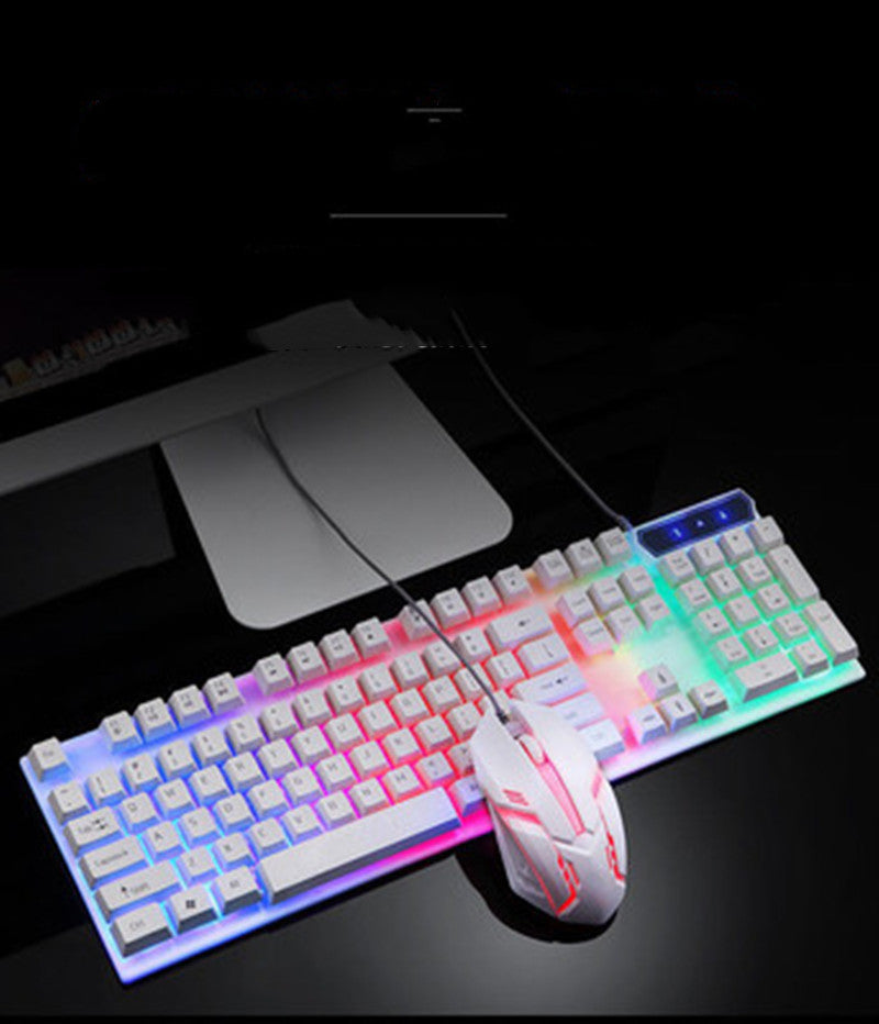 Boseton 8310 Backlit USB Wired Keyboard And Mouse Set