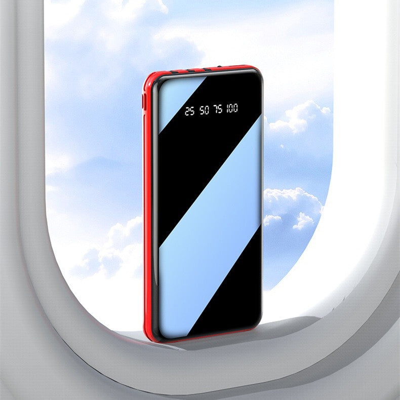 Full Screen Self-contained Universal Portable Power Bank