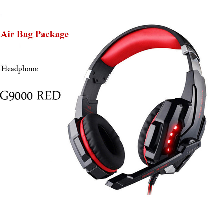 Wired Gaming Headset Surround Sound Stereo Bass Mic Earphones