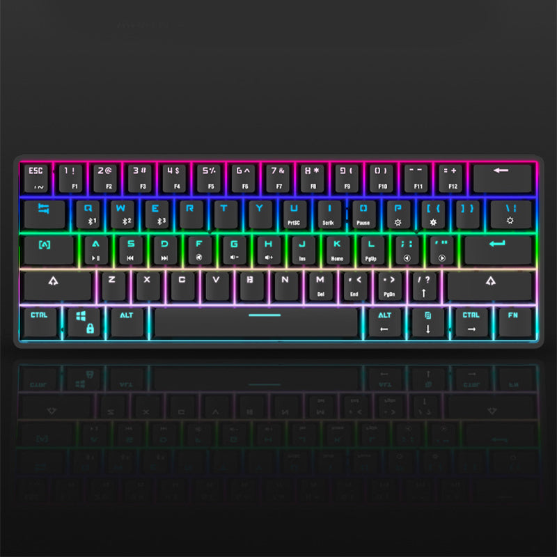 Wireless Bluetooth Mechanical Keyboard Colorful PBT Keycaps