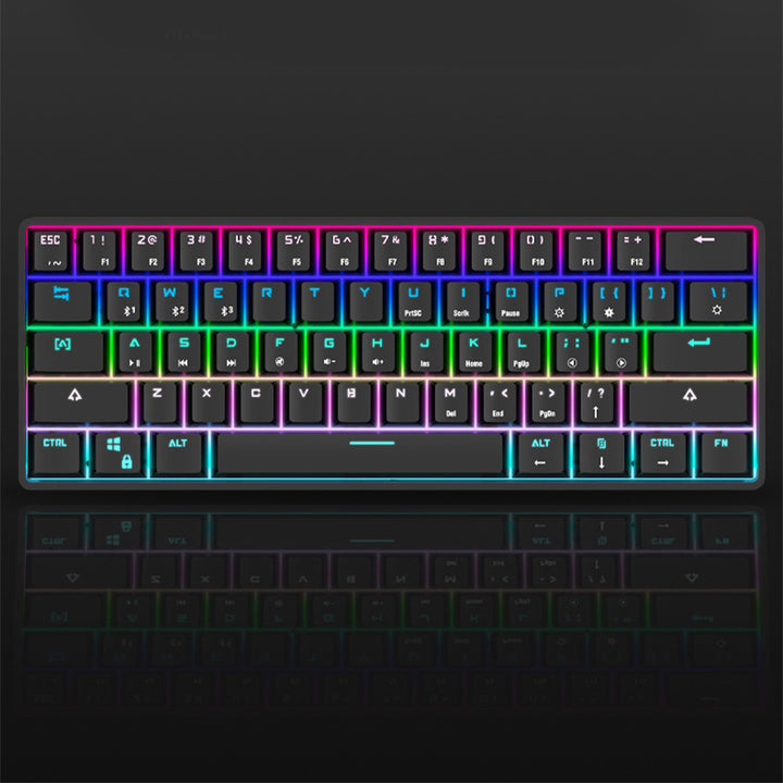 Wireless Bluetooth Mechanical Keyboard Colorful PBT Keycaps