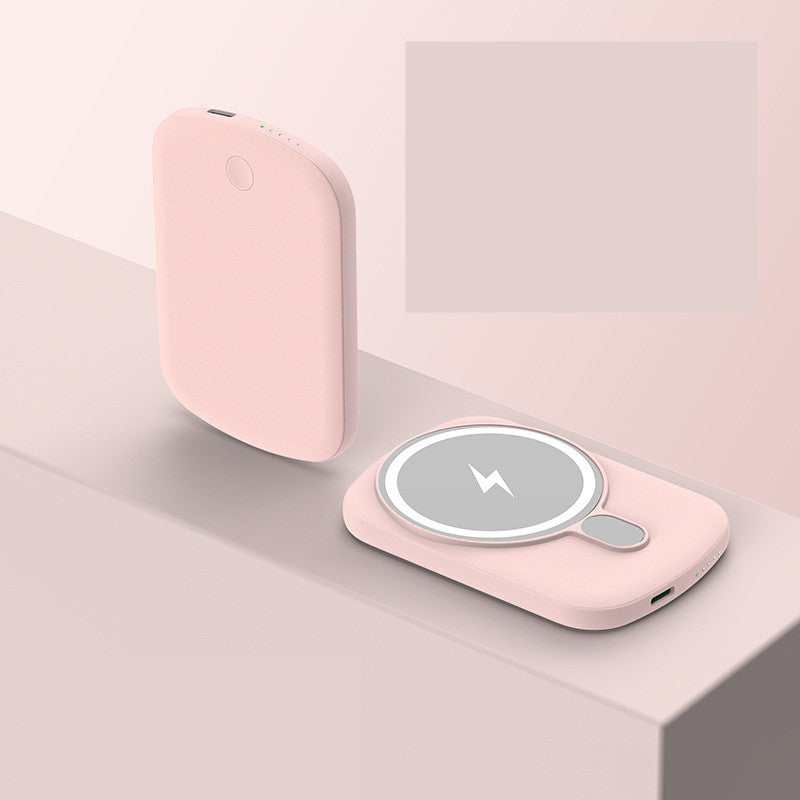 Compact Portable Magnetic Wireless Fast Charging Power Bank