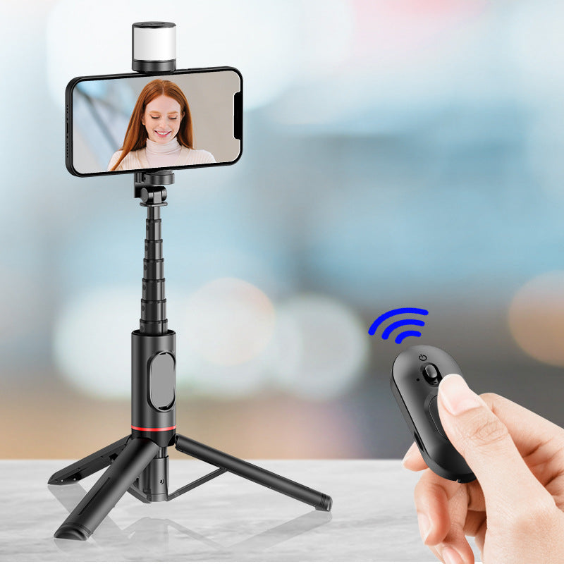 Bluetooth Selfie Stick With Integrated Tripod And Remote