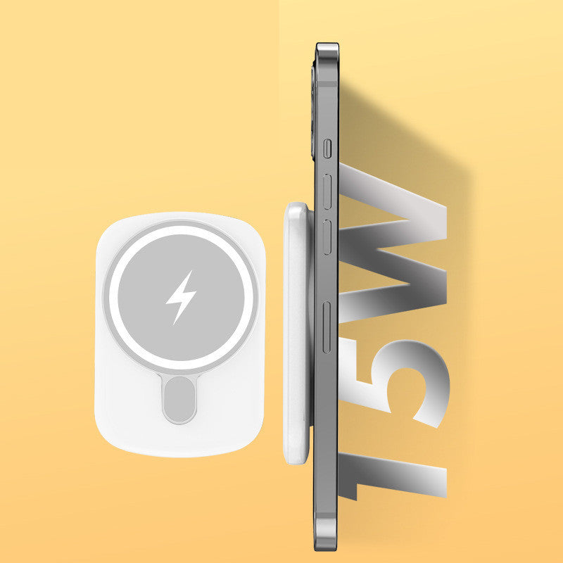 Compact Portable Magnetic Wireless Fast Charging Power Bank