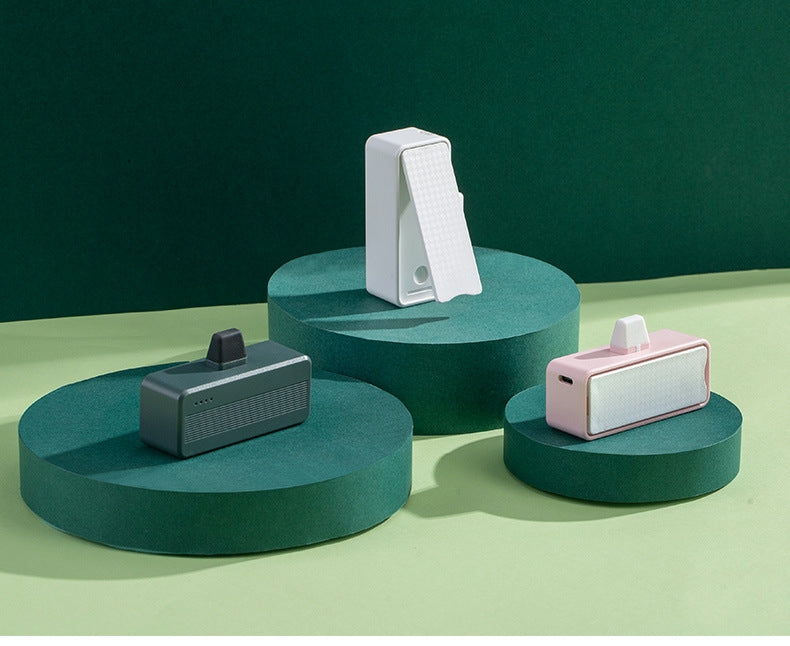 Mini 3000mAh Portable Power Bank With Tail Plug