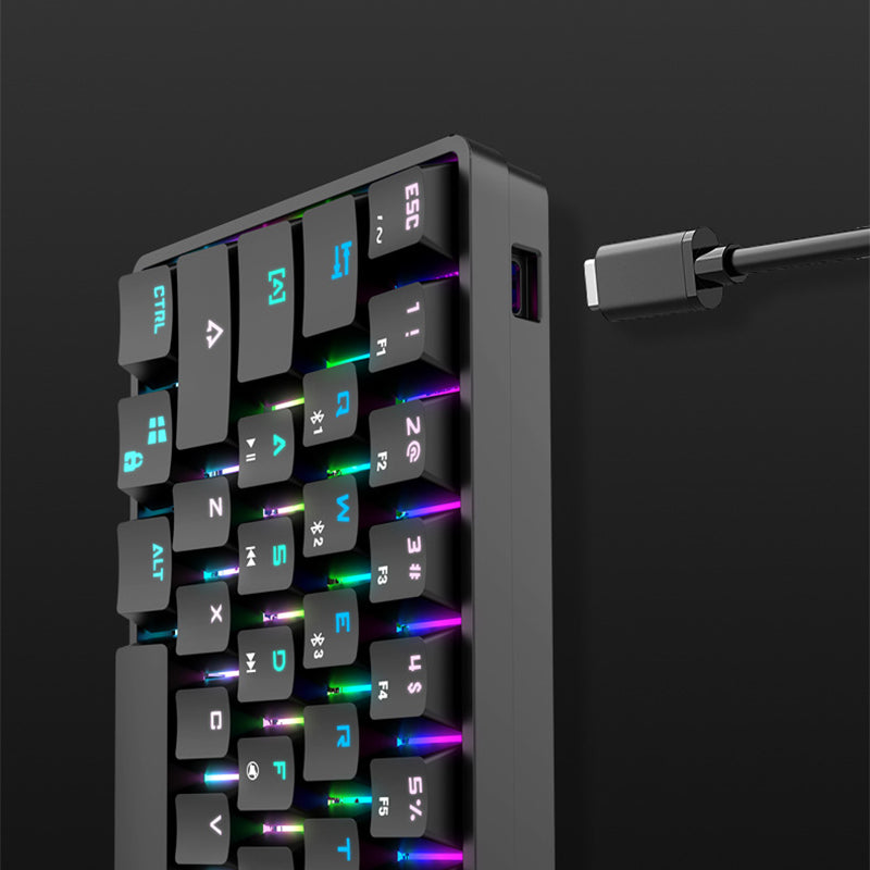 Wireless Bluetooth Mechanical Keyboard Colorful PBT Keycaps