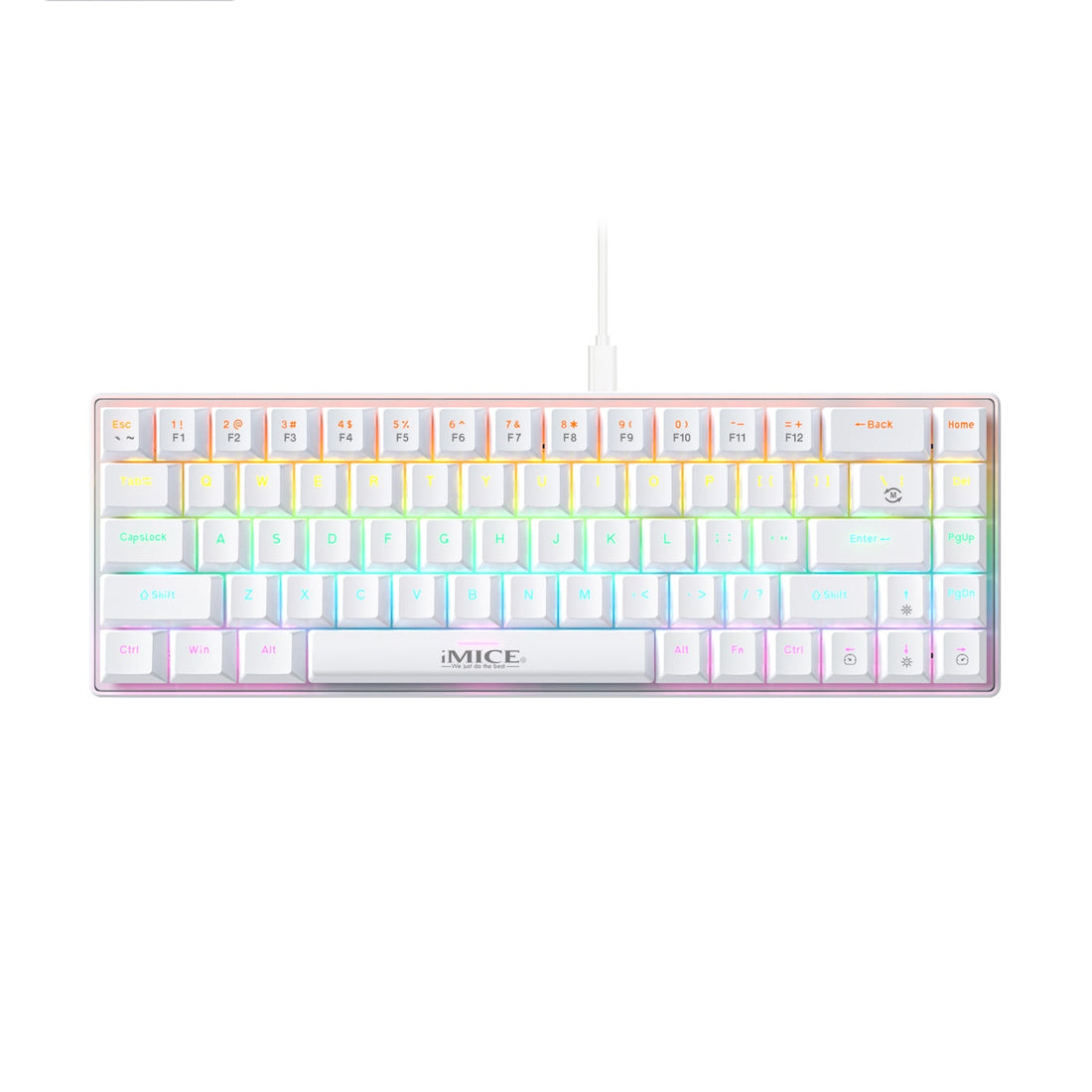TYPE-C Wired Mechanical Keyboard For Small English Languages
