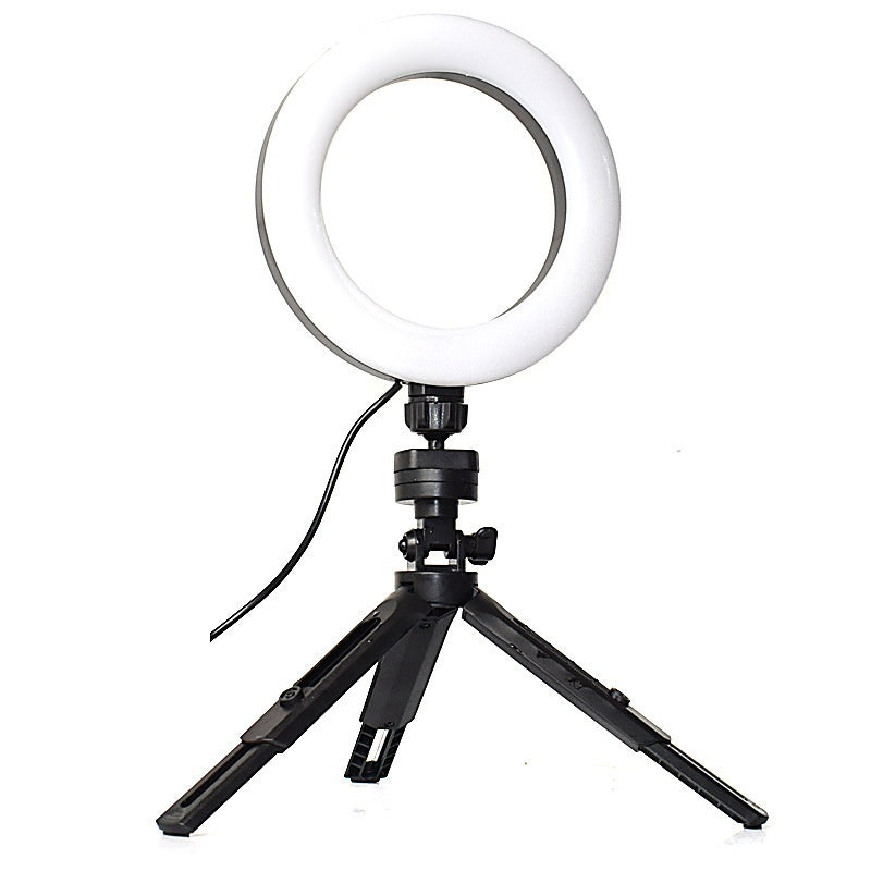 Adjustable Fill Light Desktop Tripod Live Selfie Bracket