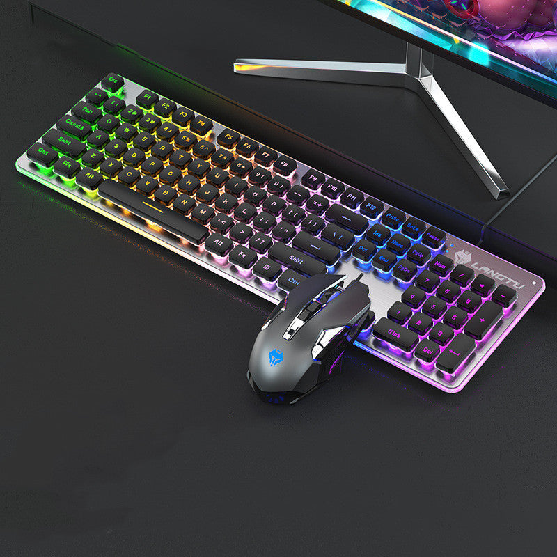Wired Luminous USB Gaming Keyboard For Home Office
