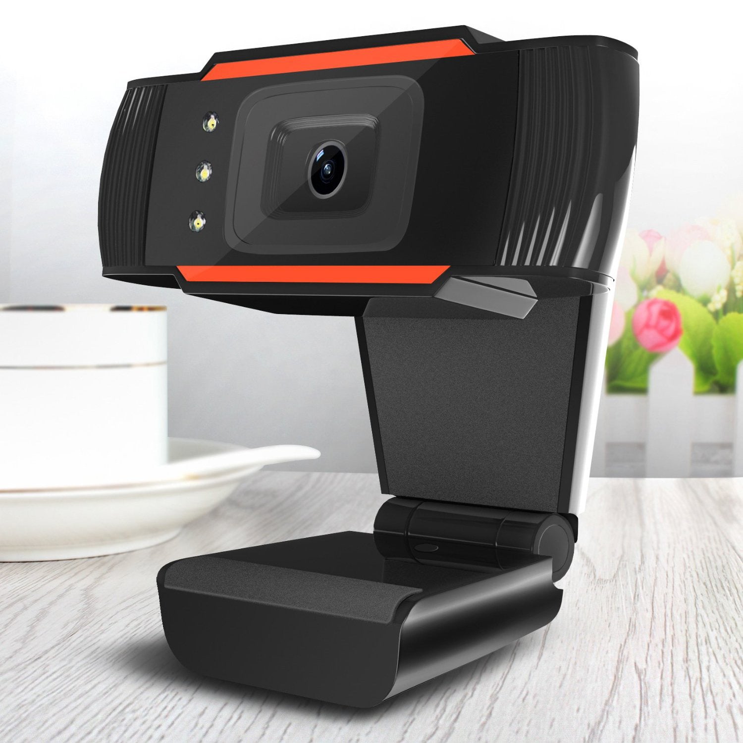 USB LED Fill Light HD Webcam Adjustable Brightness