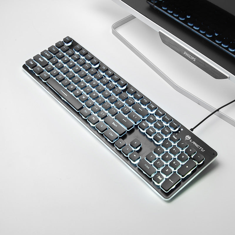 Wired Luminous USB Gaming Keyboard For Home Office