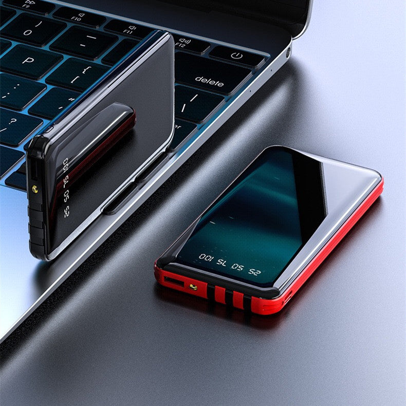 Full Screen Self-contained Universal Portable Power Bank