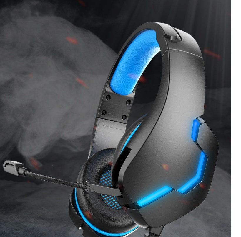 J10 3.5mm Wired Gaming Headset With Mic LED Volume Control PC Laptop