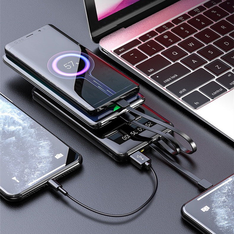 Full Screen Self-contained Universal Portable Power Bank