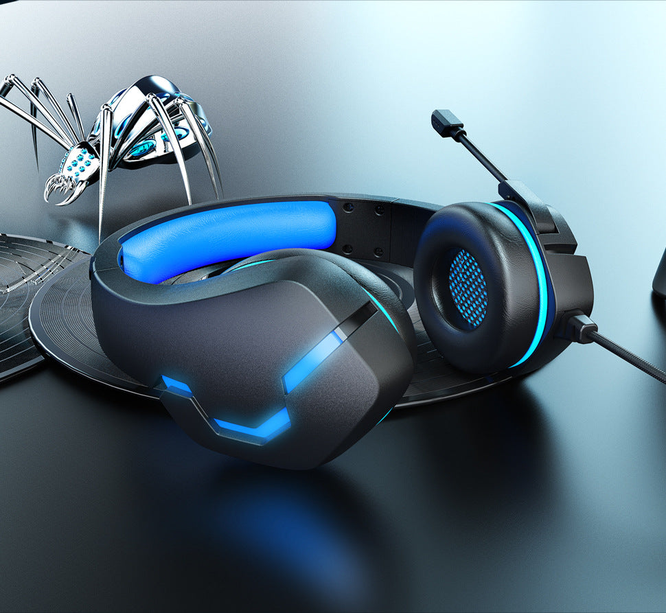 J10 3.5mm Wired Gaming Headset With Mic LED Volume Control PC Laptop