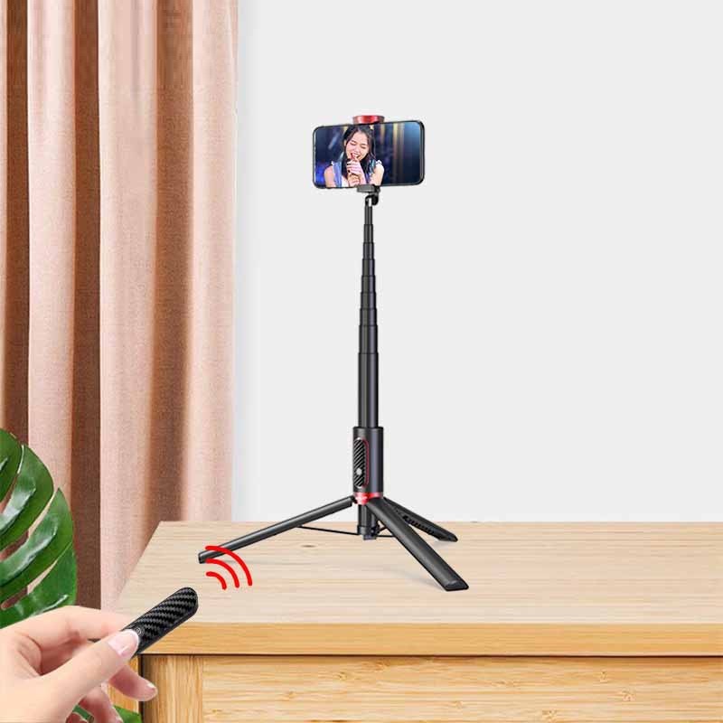 Extended Tripod Integrated Selfie Stick Live Broadcast Support